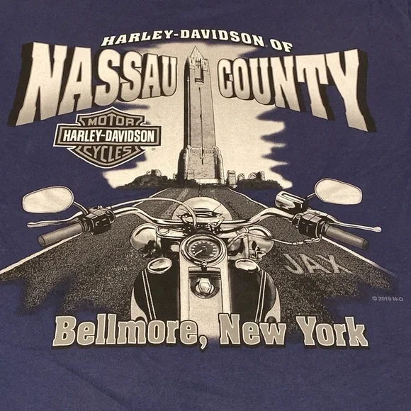 Harley-Davidson 2019 Nassau County Bellmore, New York Mrs tshirt size large - Picture 5 of 10